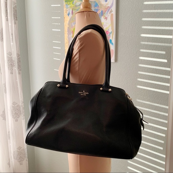 Kate Spade Black Leather Shoulder Bag